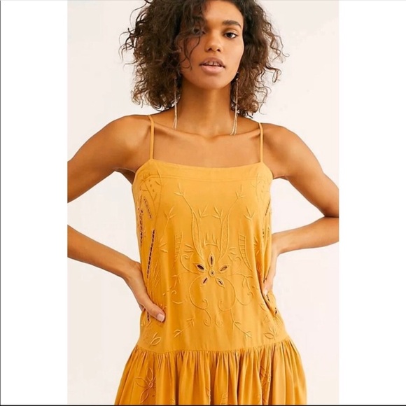 NWT Free People Georgie Midi Dress - Picture 4 of 8